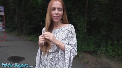Naughty natural 22 year old redhead stood up on Tinder date gets the anal fucking she wanted