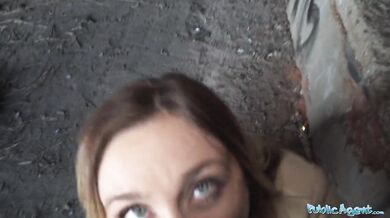 MILF with stunning big natural boobs gets creampied