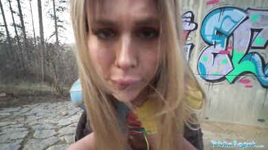 Zlata Shine and her world class perfect boobs fucked by a stranger with a big dick