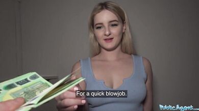 Hot Blonde From California Sucks And Fucks A Huge European Cock