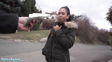 Asian babysitter with nice petite tits and small ass goes all the way for extra money