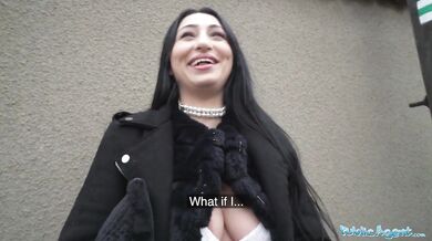 French MILF with glorious big natural boobs fucked in POV