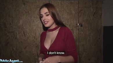 Hot Italian Redhead Mini Vamp Rides Big Cock In A Basement