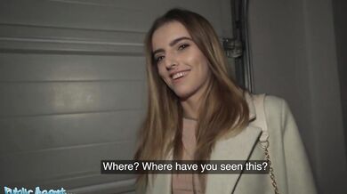 French Babe Petit Biscuit Shows Off Her Small Tits On The Street