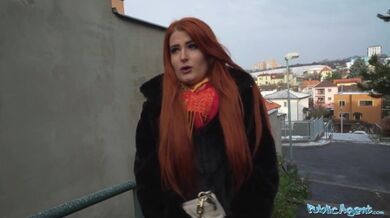 Hot Redhead With A Fantastic Bubble Butt Fucked By A Stranger