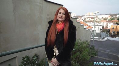 Hot Redhead With A Fantastic Bubble Butt Fucked By A Stranger