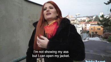 Hot Redhead With A Fantastic Bubble Butt Fucked By A Stranger