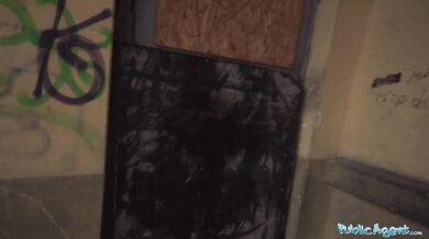 She is just 18 but she knows how to suck and fuck a big dick in a basement