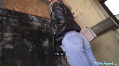 She is just 18 but she knows how to suck and fuck a big dick in a basement