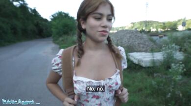 Hot Thief Marina Gold Fucked In The Woods
