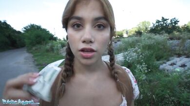 Hot Thief Marina Gold Fucked In The Woods