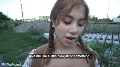 Hot Thief Marina Gold Fucked In The Woods