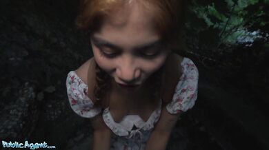 Hot Thief Marina Gold Fucked In The Woods