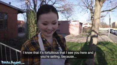 Asian Babe Luna Truelove Offers Her Cream Cakes for A Creampie