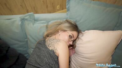 Lucky Bee is taken back to the studio for hardcore sexual intercourse