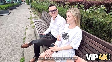 Girlfriend fucks stranger in front of her boyfriend