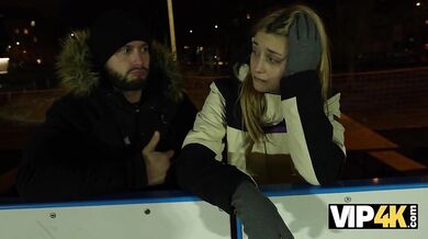 Funky Town got caught at a public skating rink and got fucked