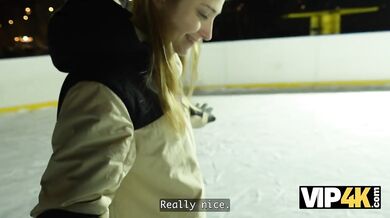 Funky Town got caught at a public skating rink and got fucked