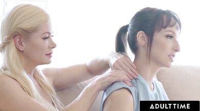 MILF Lexi Luna Fakes Pain In Different Places To Get Massage From Bestie Serene Siren