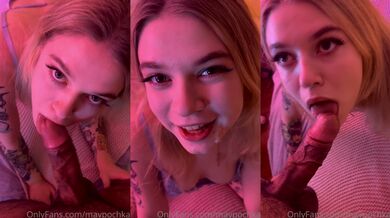Mavpochka Shows Sloppy Blowjob In POV