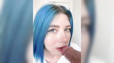 Horny Vixenp Blowjobs And Rides Her Dildo