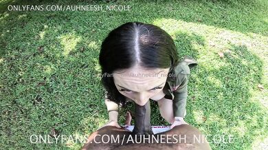 Military Girl Auhneesh Nicole Takes A BBC