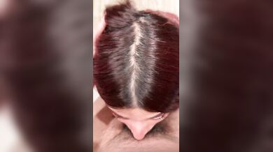 Redheaded Amateur FiammiSxagain Drinks Her Man's Juices