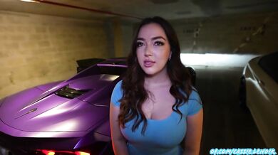 Curvy Cassie Lenoir Blowjobs And Rides A Black Cock