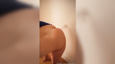Horny Marie Jo Lebrun Rides Her Wall Mounted Dildo