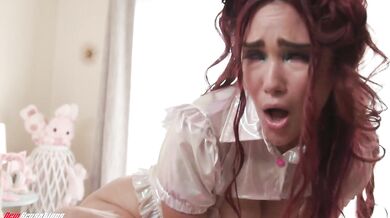 Sweet Asian Cosplay Kitty Scarlet Moon Wants To Play