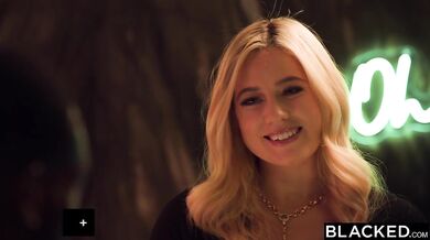 Gorgeous Blonde Bartender River Lynn Has Her BBC Dreams Come True