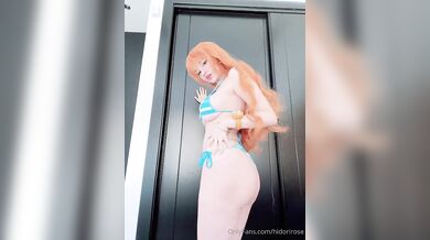 Hot Ginger Babe Hidori Rose Gives SloppyBlowjob