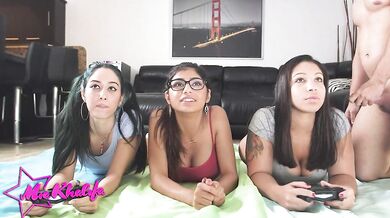 Mia Khalifa Gets Her Pussy Fucked In Different Positions As She Plays Video Games