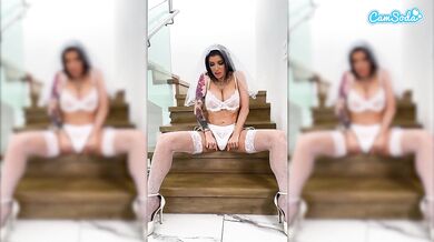MILF caliente Romi Rain follada en su día de boda