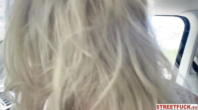 Blonde JayJay Pink Takes A Fucking Inside The Car