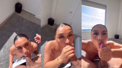 OF Babe Queendreaaaa Suck Cock On Her Knees