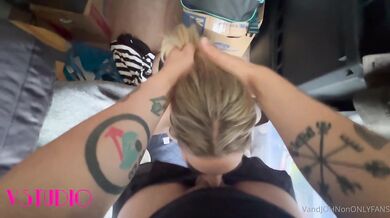 Veronika Vengeance Gets A Big Load After A Blowjob