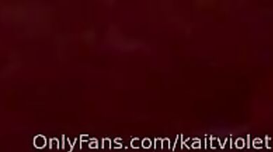 Amateur Kait Violet Gives A Blowjob In A Dark Room