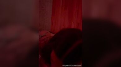 Amateur Kait Violet Gives A Blowjob In A Dark Room