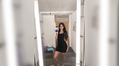 Brunette Izzy Green Squirts In A Public Changing Room