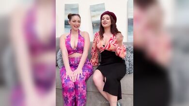 TaylorsDiary And TheCarlotta Shake Their Lusty Natural Boobs