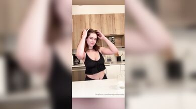 Brandy Gordon Strips And Plays With Her Boobs