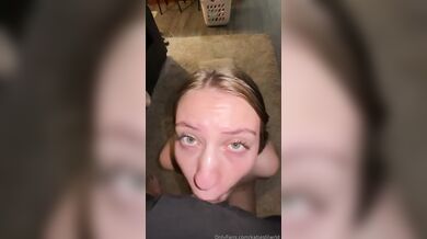 Katieslilwrld Gets Her Shaved Pussy Creampied In POV