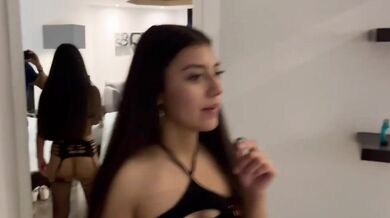 AndyMiss Rides Her Boyfriend's Dick At The Hotel