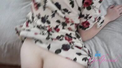 Gracie Gates Gives A Footjob And Gets Fucked