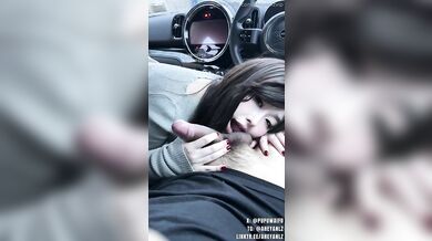 PupuWaifu Gets Fucked In The Car After Dating