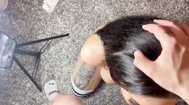 Veronika Vengeance Gets Cum On Face After A Blowjob