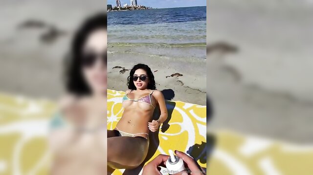 Liana Love's Beach Day Turns To Pussy Fucking