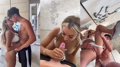 Blonde Alaskaclarke Gets Fucked In An Abandoned Site