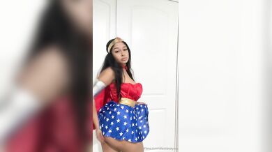 Say Alessia Teases By Her Curves As Wonder Woman
